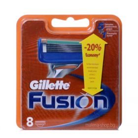 Gillette Fusion резервни ножчета за бръснене, опаковка от 8 броя