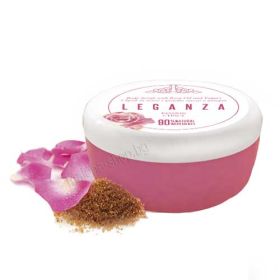 Leganza захарен скраб за тяло, с розово масло и йогурт