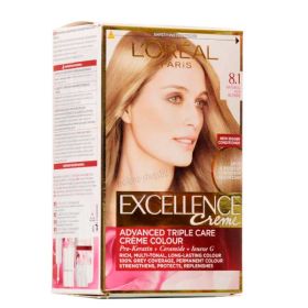 Loreal Excellence Боя за коса /8.1 натурално пепеляво русо/