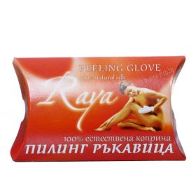 Пилинг ръкавица Рая за лице и тяло, 100% коприна.