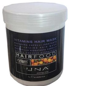 UNA Hair Food професионална хидратантна маска, с витамини - синя