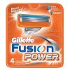 Gillette Fusion Power резервни ножчета за бръснене, опаковка от 4 броя