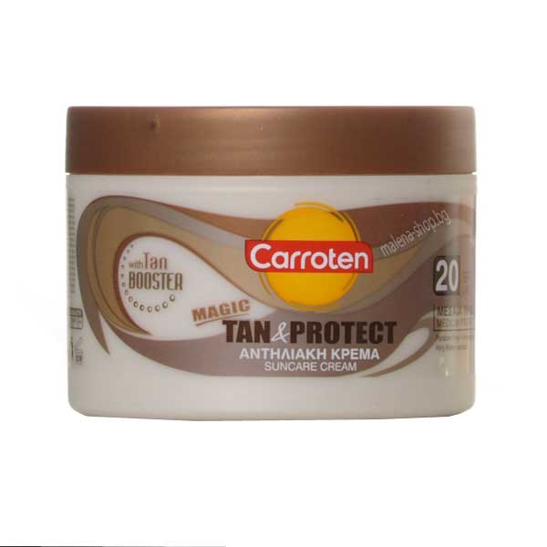 Carroten Magic Tan & Protect 20 SPF слънцезащитен крем за тен